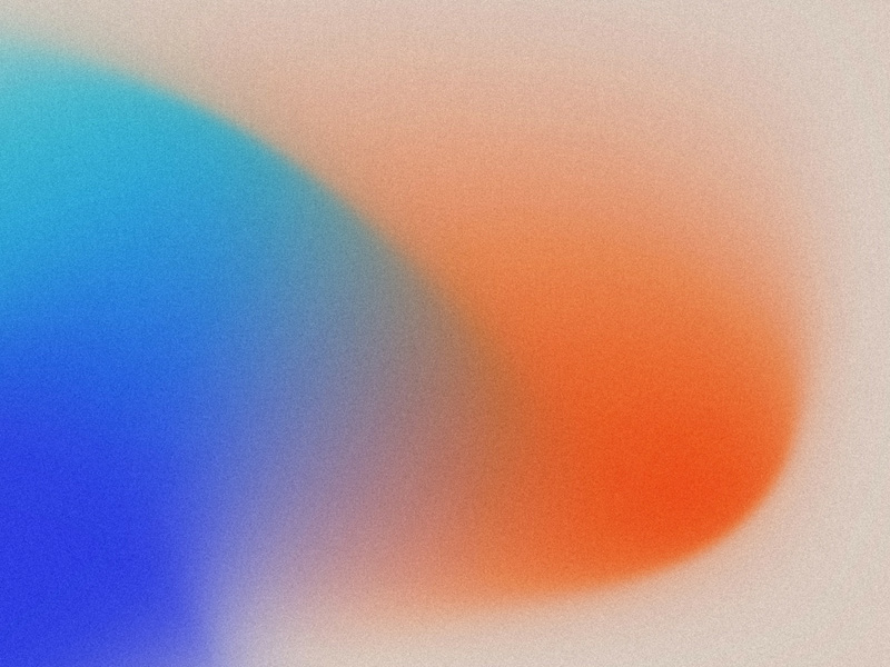 Retro gradient background with grain texture