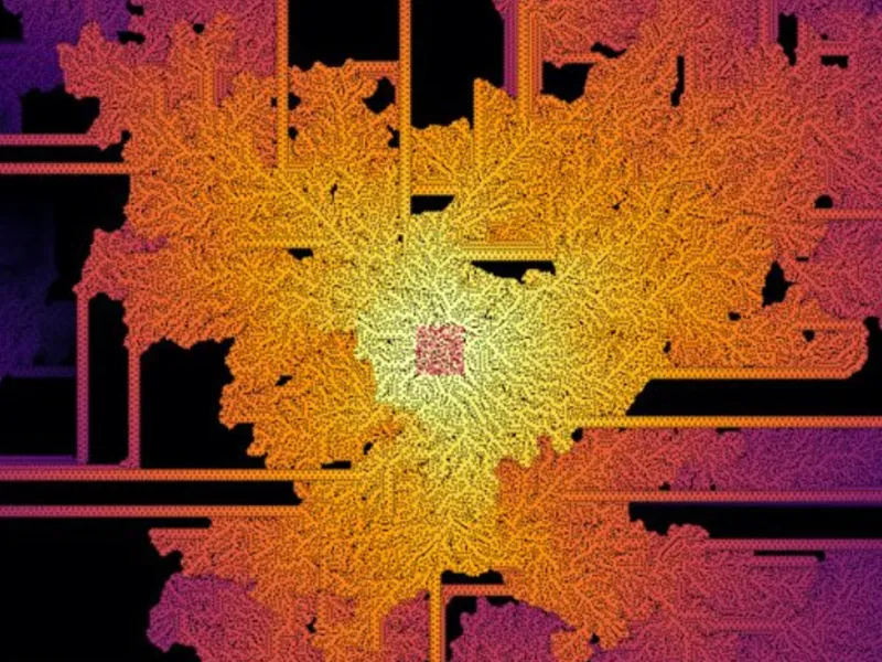 A pattern generated with Life-like CA B3/S345678